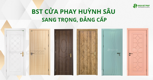15+ mẫu cửa thông phòng họa tiết phay huỳnh sâu chính hãng, cao cấp