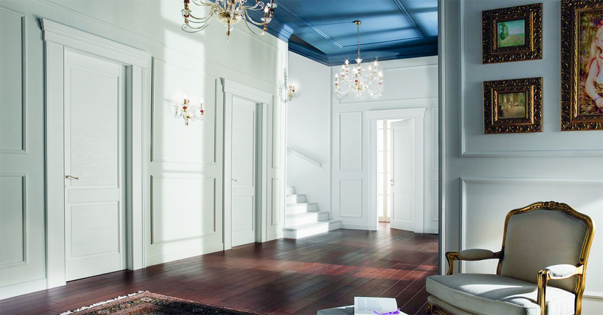 Bí quyết chọn mua cửa gỗ thông phòng tân cổ điển