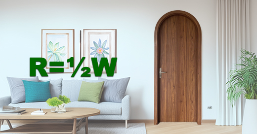 Thi công cửa vòm gỗ nhựa có khó không?